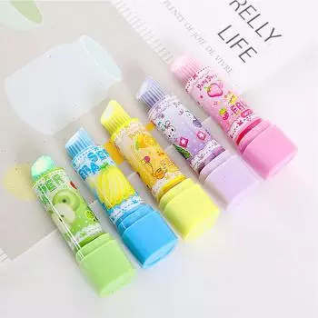 Kawaii исправительный студенческий приз, вращающийся ластик, резиновые канцелярские принадлежности, офисные школьные принадлежности