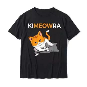 Kawaii Jiu Jitsu Kimura Cute Cat забавная футболка для женщин и мужчин повседневные футболки летняя футболка для мужчин вечерние топы S белый