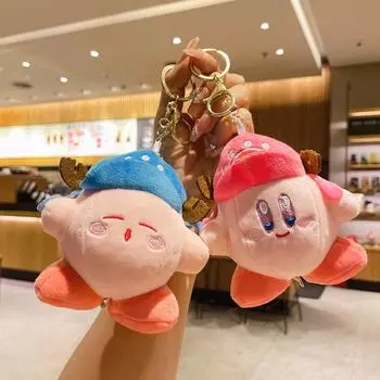Kawaii Kirby, плюшевые игрушки, брелок, пиратский Kirbys, брелки, Kawaii, сумка для комнаты, декор, кулон, праздничные подарки для маленьких девочек, детские игрушки Peluche