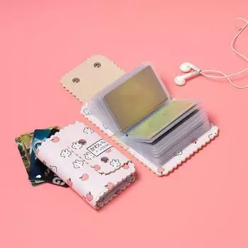 Kawaii Kpop Ido держатель для фотокарточек с милым мультяшным животным, идентификационная карта, банковская карта, автобусная карта, органайзер для визитных карточек, офисные аксессуары