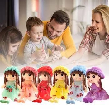 Kawaii кукла мягкая плюшевая игрушка кукла подарок для девочек One Size синий