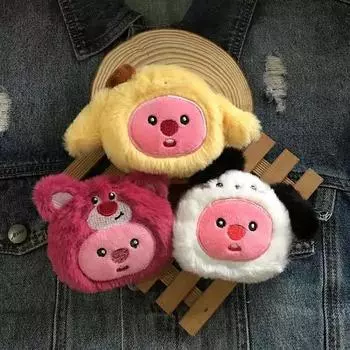 Kawaii Loppy брошь, милые плюшевые аксессуары, сумка, кулон, декоративные аксессуары «сделай сам», подарок на день рождения для девочек