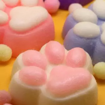 Kawaii милые кошачьи лапы, сжимающие игрушки, медленный отскок, декомпрессионная игрушка, снижение стресса, декомпрессия, детская игрушка для детей, сенсорные игрушки