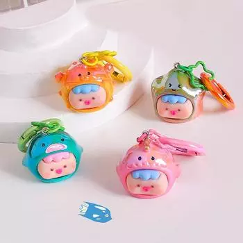 Kawaii милый брелок мультфильм стереоскопический смола океан кукла брелок кулон рюкзак украшения аксессуары подарки