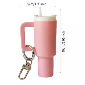 Kawaii Mini Cup брелок кулон аксессуары бутылка для воды брелок ключ кошелек сумочка подвески для женщин хаки