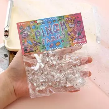 Kawaii Мини-симулятор кошачьей лапки Желейная модель Прозрачная антистрессовая уникальная игрушка-сжиматель Детская игрушка-непоседа