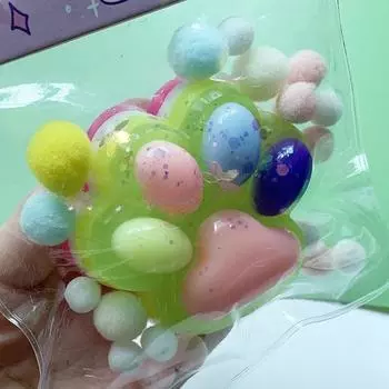 Kawaii многослойная игрушка для сдавливания кошачьих когтей мягкая игрушка для снятия стресса моти мультяшный кошачий коготь медленно отскакивающие игрушки для детей и взрослых подарки one size