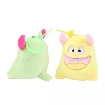 Kawaii мультфильм монстр плюшевый брелок милый плюшевый кукольный брелок рюкзак кулон сумка ключ подвесной декор пара праздничный подарок розы красного