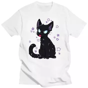 Kawaii Одежда Harajuku Винтаж Японский Аниме Мультфильм Футболка Лето Женщины Мужчины Манга Графические Футболки Мода Повседневная Уличная Одежда S бежевый