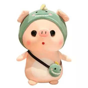 Kawaii Pig Plush Toy Stuffed Animal Piggy Cosplay Bunny Unicorn Dinosaur Sunflower Plushie Doll Pillow Room Decor Birthday Gift 30cm