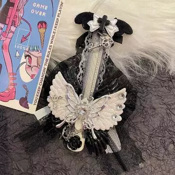 Kawaii Pink Angel Wings Канцелярский нож Милый модный Канцелярский нож Милая коробка для писем Канцелярские принадлежности Резак для бумаги Подарки A2