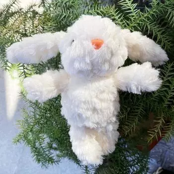 Kawaii плюшевый кролик брелок мультфильм кролик кукла кулон брелок для женщин подарки милый рюкзак украшения аксессуары подарки 1pc