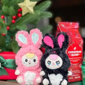 Kawaii плюшевый кролик кукла брелок мультфильм милая мягкая кукла игрушка брелок рюкзак кулон украшения аксессуары детские подарки синий