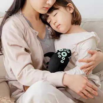 Kawaii Pressure Eyefestation плюшевая игрушка милая мягкая фигурка кукла забавная мимика кукла для игровой периферии мальчики девочки чёрный