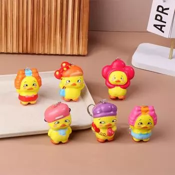 Kawaii раздражающая утка медленно отскакивающая игрушка мягкая декомпрессионная кукла для DIY брелок сумка амулет игрушки для снятия стресса