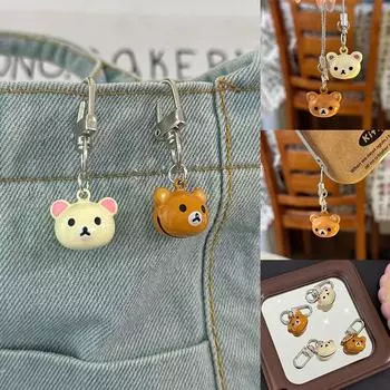 Kawaii Rilakkuma брелок японский аниме мультфильм кулон простота сумка мобильный телефон украшение пара аксессуары
