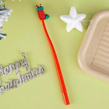 Kawaii Рождественские гелевые ручки Мультяшная рождественская елка Лось Санта-Клаус Ручки Shake Школьные канцелярские принадлежности Канцелярские товары для студентов Подарки