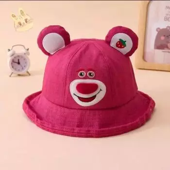 Kawaii весенне-осенняя шляпа рыбака для взрослых с милым рисунком, шляпа-тазик для мальчиков и девочек, универсальная шляпа с защитой от солнца