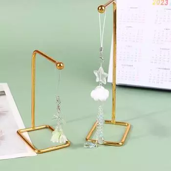 Kawaii Y2K Cloud Bell Orchid телефонная подвеска милый бисерный ручной работы милый брелок для девушки для камеры CCD Charms