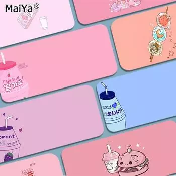 Kawaii Японская клубника Нескользящий Запирающийся Коврик Для Стола Студенческий Коврик Для Мыши Геймерский Компьютерный Клавиатурный Коврик Игровой Коврик Для Рабочего Стола LockEdge600x300x2mm