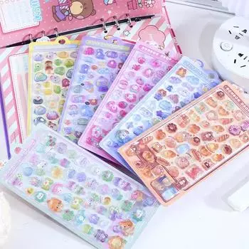 Kawaii Животные Мультфильм 3D Пушистые Наклейки Канцелярские Товары DIY Скрапбукинг Журнал Наклейки Клей Декор Художественные Принадлежности CuteStickers