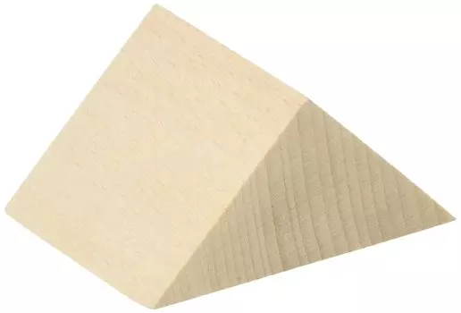 Kawaji Shoten Art Block 3AB Прямоугольный треугольник Коричневый