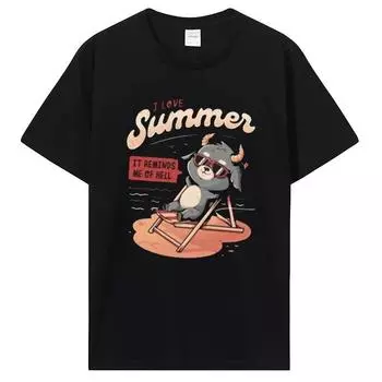 Кавайная футболка с рисунком, забавная коза, Бафомет, ужас, забавная футболка со злом, унисекс, женская летняя хлопковая футболка, футболка с аниме L