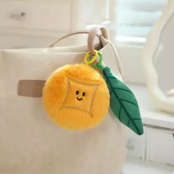 Кавайные фруктовые гирлянды плюшевая игрушка съемная мягкая виноград личи помидор подвеска в виде золотой монеты игрушки креативный декор для штор для вечеринки see choice option
