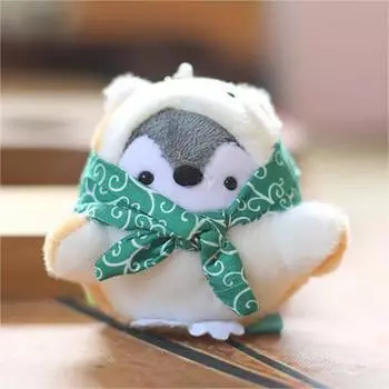 Кавайный мультяшный пингвин, мягкие куклы, брелок, аниме, энергетический пингвин, плюшевый купен Чан, плюшевый кулон, детская игрушка