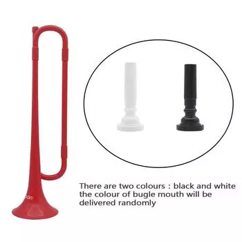 Кавалерийская труба с плоским горном Ammoon B, экологически чистый пластик с мундштуком для группы