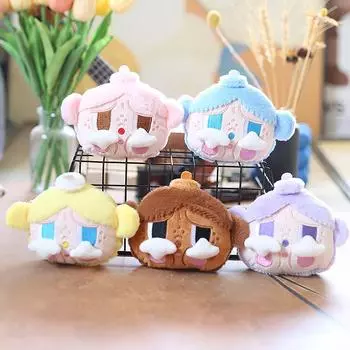 Kawali Cute Bubble Mart плюшевая кукла подвеска сумка брелки украшение автомобиля креативные подвесные украшения милый детский подарок для девочек жёлтый