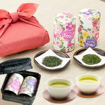 Кавамотоя Чахо Бинчо, обжиг на углях, чай Сидзуока, метод глубокой пропарки, чай Какегава, высококачественный японский чай, 2 вида, подарочный чай, бамбуковая корзина