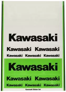 KAWASAKI Kawasaki Kawasaki Набор наклеек 14 J70100161 (Оригинальные аксессуары)