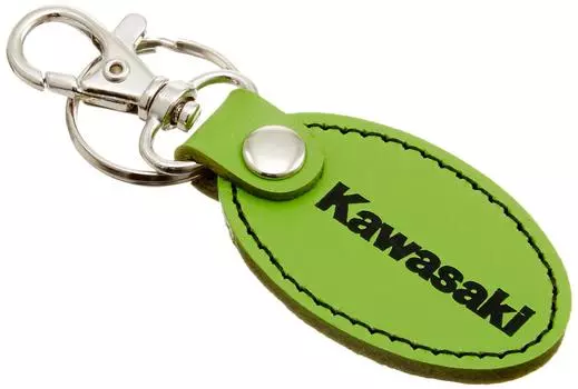 KAWASAKI Kawasaki Kawasaki овальный кожаный брелок G J70020146 (Оригинальные аксессуары)