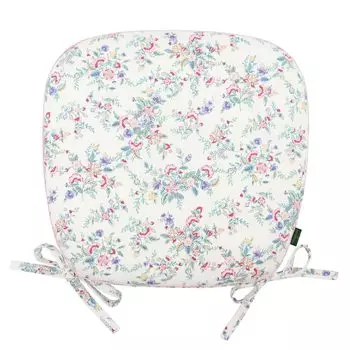 Kawashima Textile Cercon MINTON Dining Seat Cushion Haddon Flower Pass Pink 45 x 43cm LN1224 Made in Japan розовый
