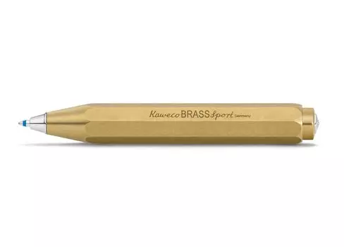 Kaweco Ballpoint Pen Brass Sports Genuine Imported Product Oil-Based BRBP-BR
