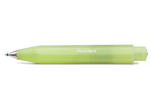 Kaweco Ballpoint Pen Frosted Sport Fine Lime Genuine Imported Product Oil-based FRBP-FL