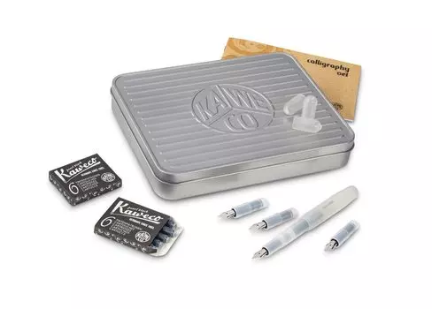 Kaweco Calligraphy Set Natural Coconut CALI-NC 1.1/1.5/1.9/2.3mm Genuine Imported Product