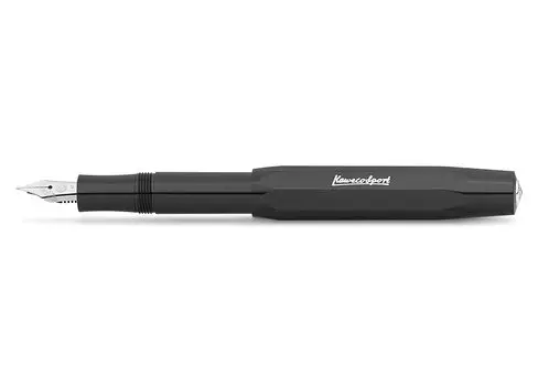 Kaweco Fountain Pen F Fine Point Skyline Sports Black 10000767 Genuine Imported Product
