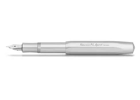 Kaweco Kaweco Fountain Pen M Medium Al Sports Silver Genuine Imported Product ALFP-SV