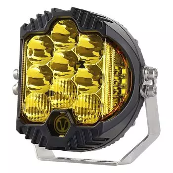 KAWELL 50 Вт противотуманная фара 5 дюймов дальнего света противотуманная фара светодиодная фара Wrangler комбинированная фара прожектор светодиодная фара дальнего света IP68 12 В 24 В совместимый набор из 1 5 жёлтый