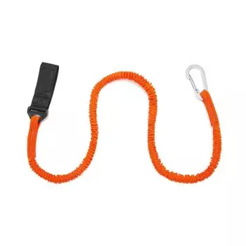 Kayak Paddle Lead Stretchable Coiled Lanyard Leash Canoe Safety Antilost Rope Fishing Rod Leash For Kayaking Fishing