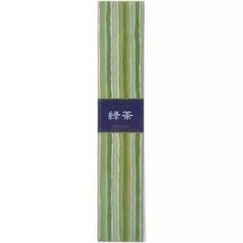 Kayuragi green tea sticks 40 pieces with incense holder x 3 pieces [Set product]