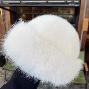Казачья шапка русская для женщин лыжная шапка зимняя искусственный мех для ходьбы Bean Paste Color