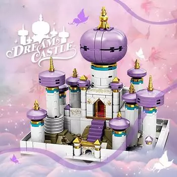 KAZI 422 шт., Aladdin Dream Castle Palace, строительные блоки для девочек, игрушка в подарок, без коробки
