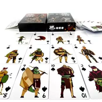 Казуальная игра для вечеринок Regicide Настольная игра Карточная многопользовательская кооперативная головоломка Покер Геймплей