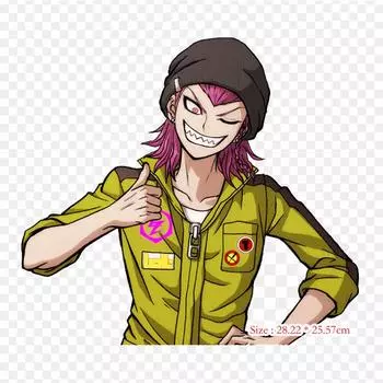 Kazuichi Soda косплей Danganronpa 2 Goodbye Despair косплей наклейка с принтом на одежде DIY термонаклейки для футболок патч утюг на переносе патч
