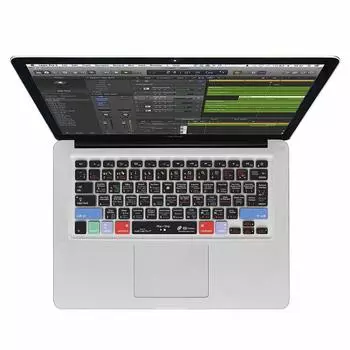 KB Covers Logic Pro X QWERTY клавиатура чехол для MacBook 18343 Air/Pro чёрный