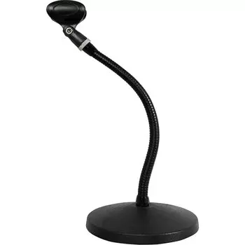 Подставка для микрофона KC Gooseneck Tabletop, черная, MDS-3/BK чёрный