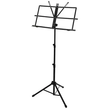 KC Kyoritsu Music Stand Lightweight Steel Foldable Black Case MSST-01/BK [Soft Included] чёрный